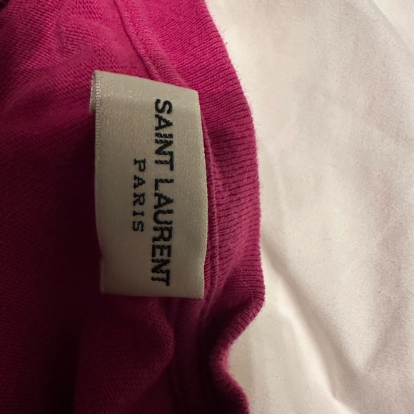 Pink Saint Laurent Rive Gauche Tee 
Size small fits like a medium
Send offers! - Picture 4 of 5